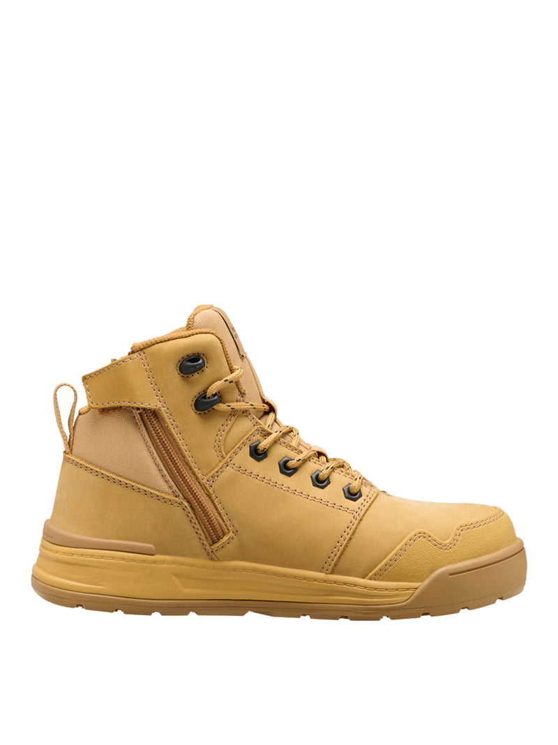 Hard Yakka Y60147 Evolution Lace Up & Side Zip 5" Steel Toe Safety Boot - Wheat Ladies – product photo