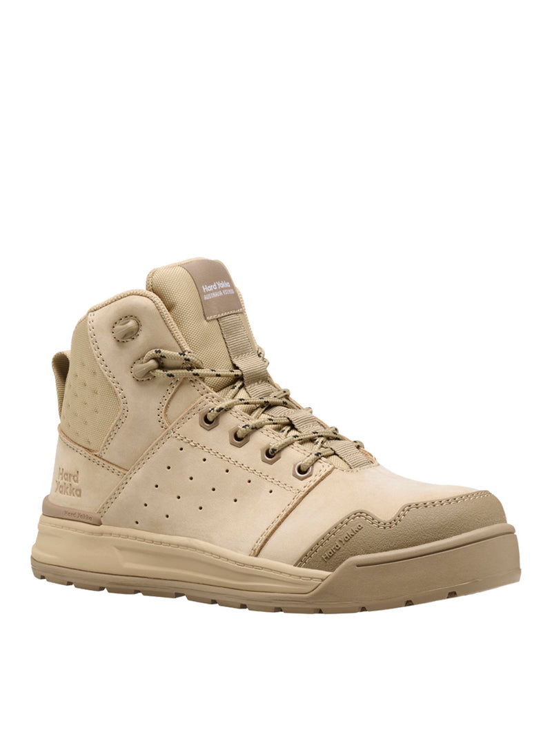 Hard Yakka Y60149 Evolution Lace Up & Side Zip 5" Steel Toe Safety Boot - Sand Ladies – product photo