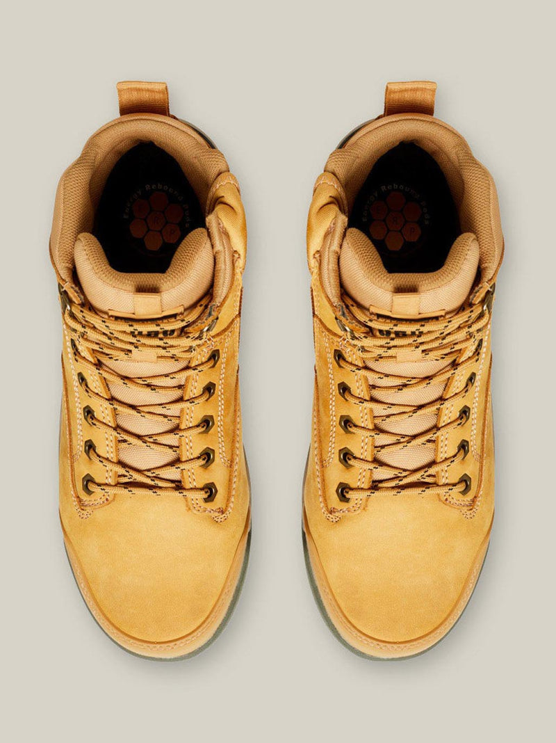 Hard Yakka Y60200 3056 Lace Up & Side Zip Steel Toe Safety Boot - Wheat – product photo