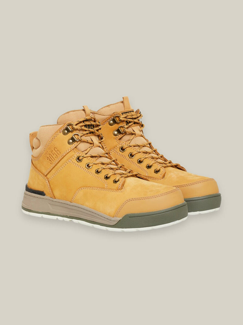 Hard Yakka Y60200 3056 Lace Up & Side Zip Steel Toe Safety Boot - Wheat – product photo