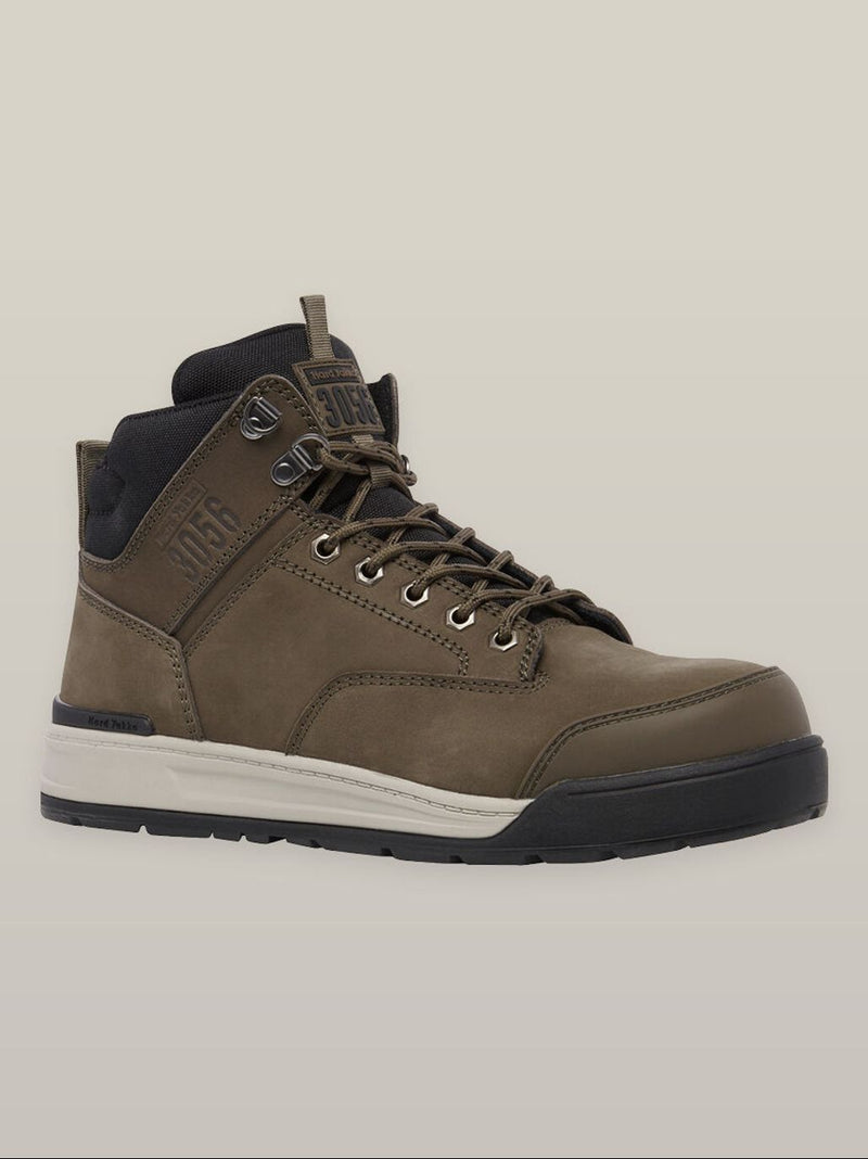 Hard Yakka Y60247 3056 Lace Up & Side Zip Steel Toe Safety Boot - Cedar – product photo