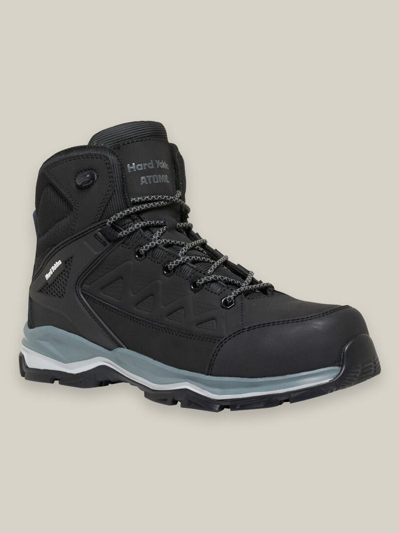 Hard Yakka Y60285 Atomic Hybrid Lace Up & Side Zip Safety Boot - Black – product photo