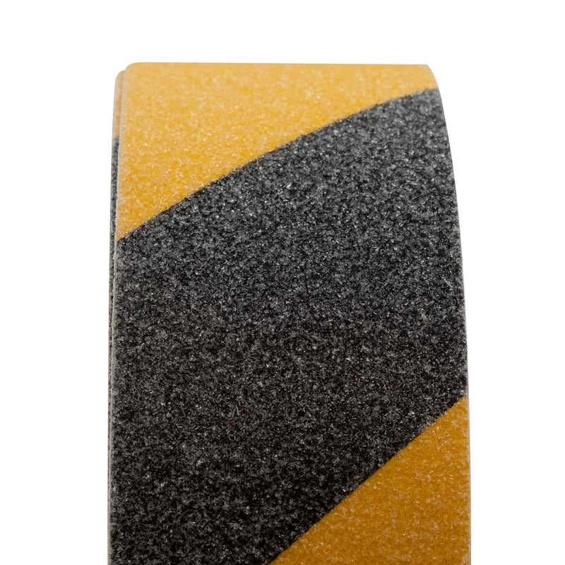 Self Adhesive Non Slip Hazard Tape Yellow & Black. 18M X 50mm