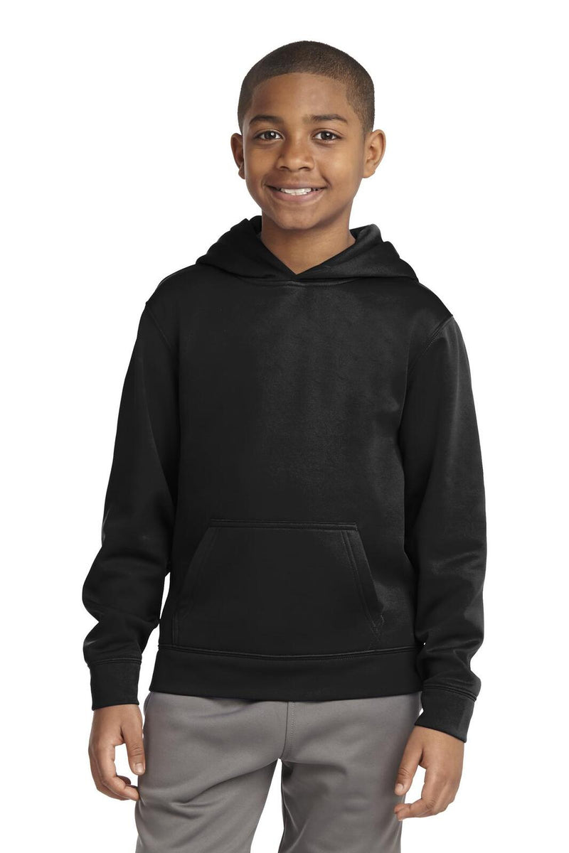 Sport-Tek YST244 Sport-Wick Fleece Hooded Pullover Kids