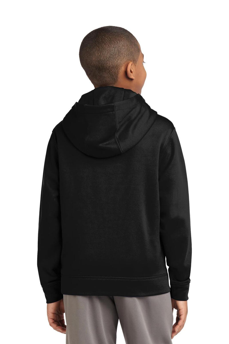Sport-Tek YST244 Sport-Wick Fleece Hooded Pullover Kids – product photo