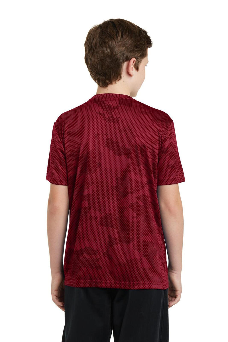 Sport-Tek YST370 CamoHex Tee Kids – product photo