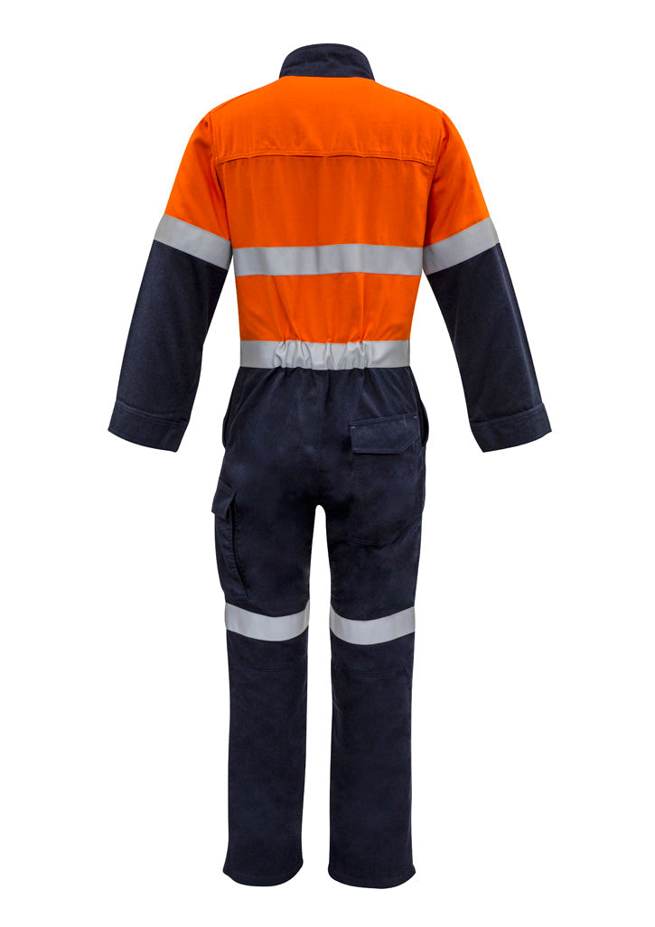 Syzmik Workwear ZC525 Orange Flame Overall - Hoop Taped Mens