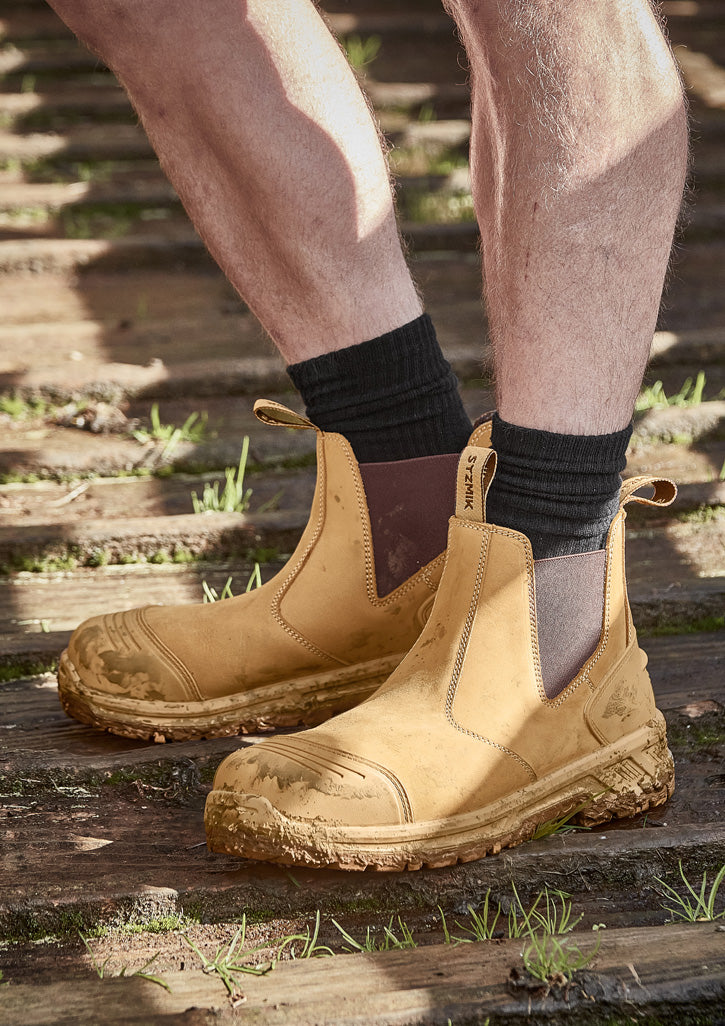 Syzmik Workwear ZFG501 UltraFort ESG Elastic Side Gusset Boot - Toe Guard