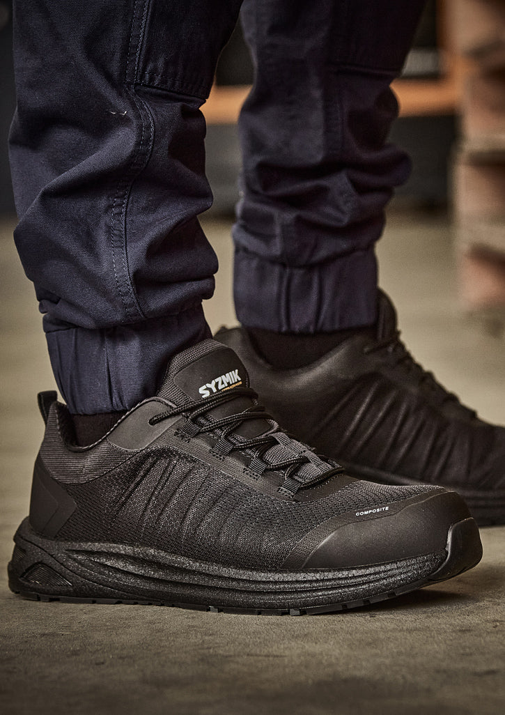 Syzmik Workwear ZFL302 UltraLite Lo Black