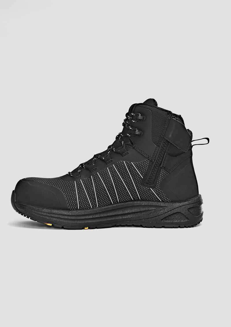 Inner side view – Black Reflective