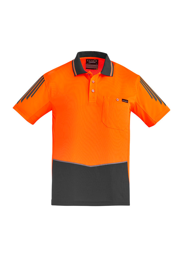 orange/charcoal