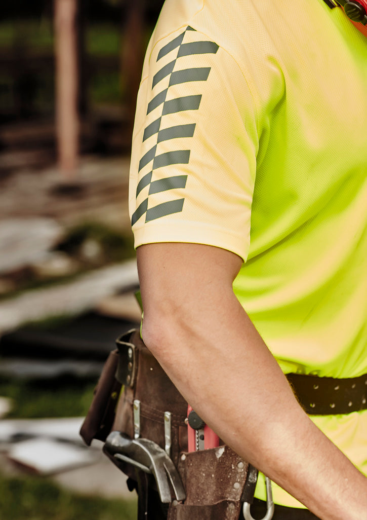 Hi Vis Komodo Short Sleeve Polo Mens