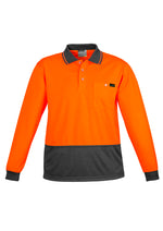orange/charcoal
