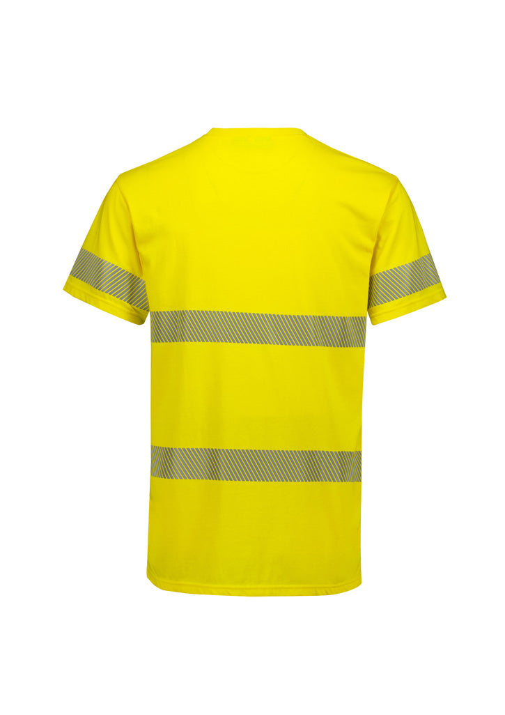 Syzmik Workwear ZH510 Hi Vis Segmented Tape Cotton Tee Mens 2