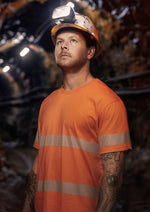 Syzmik Workwear ZH510 Hi Vis Segmented Tape Cotton Tee Mens