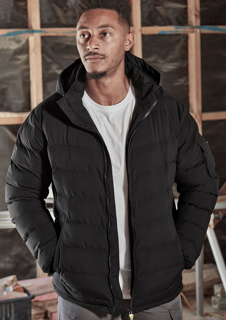 Syzmik Workwear ZJ240 Streetworx Hooded Puffer Jacket Unisex