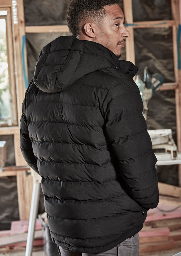 Syzmik Workwear ZJ240 Streetworx Hooded Puffer Jacket Unisex 2