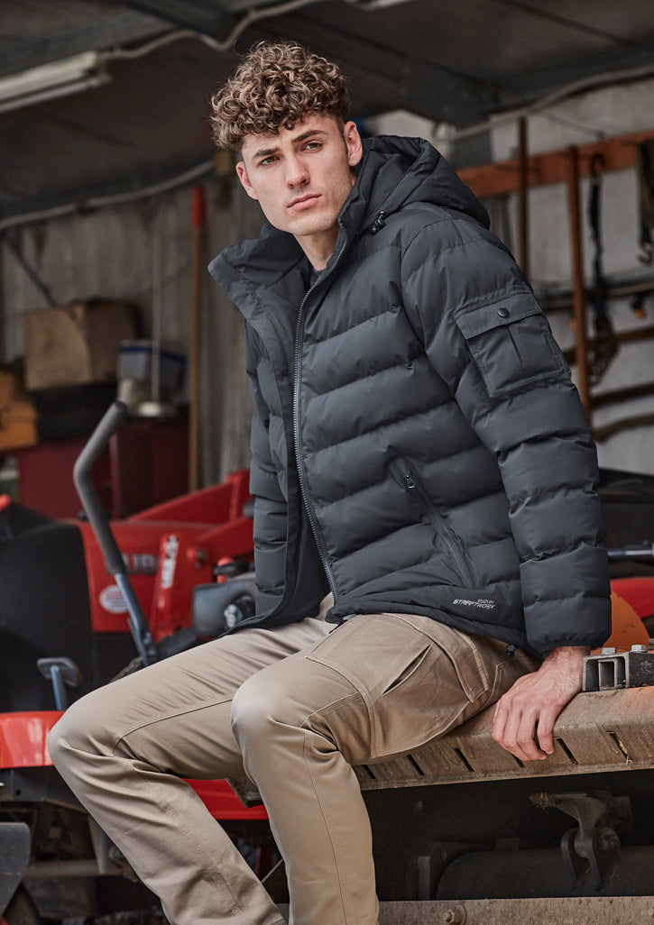 Syzmik Workwear ZJ240 Streetworx Hooded Puffer Jacket Unisex 5