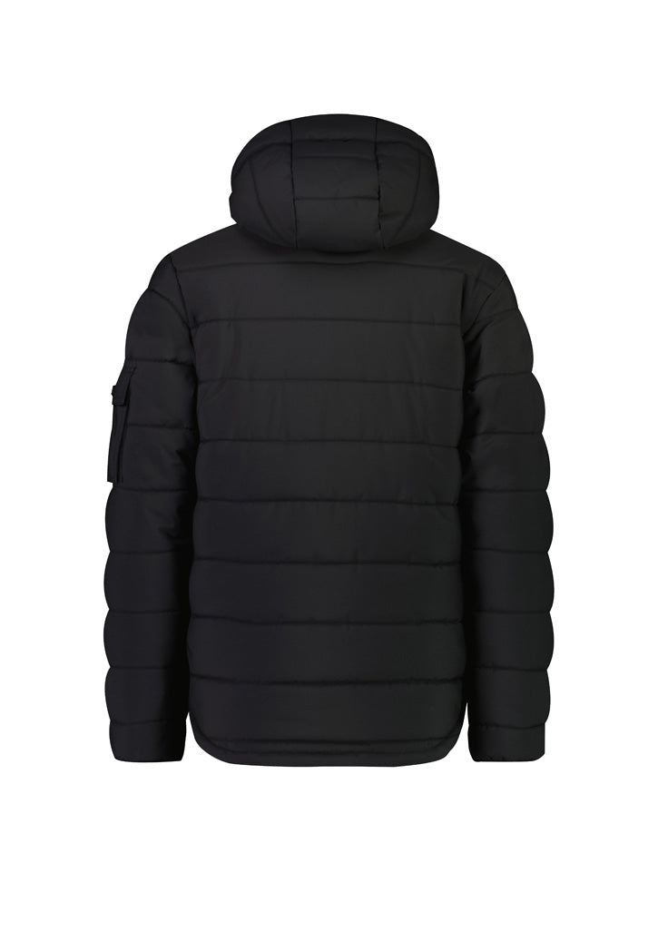 Syzmik Workwear ZJ240 Streetworx Hooded Puffer Jacket Unisex rear