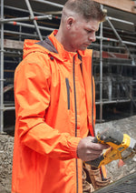 Syzmik Workwear ZJ260 Super Light Packable Rain Jacket Unisex – Hi Vis