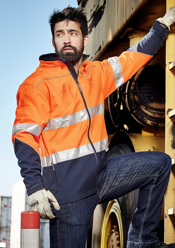 Syzmik ZJ353 Hi Vis Softshell Jacket Unisex 2
