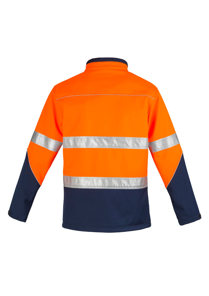 Syzmik ZJ353 Hi Vis Softshell Jacket Unisex rear