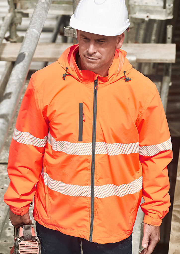 Syzmik Workwear ZJ560 Super Light Segmented Tape Packable Rain Jacket Unisex