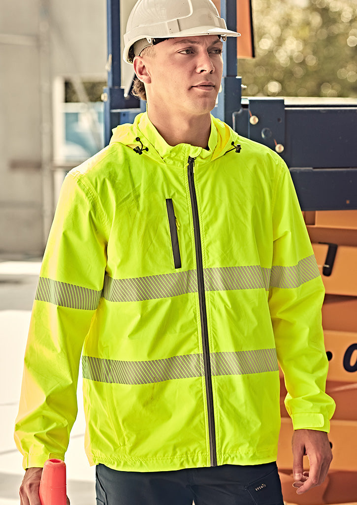 Syzmik Workwear ZJ560 Super Light Segmented Tape Packable Rain Jacket Unisex 2