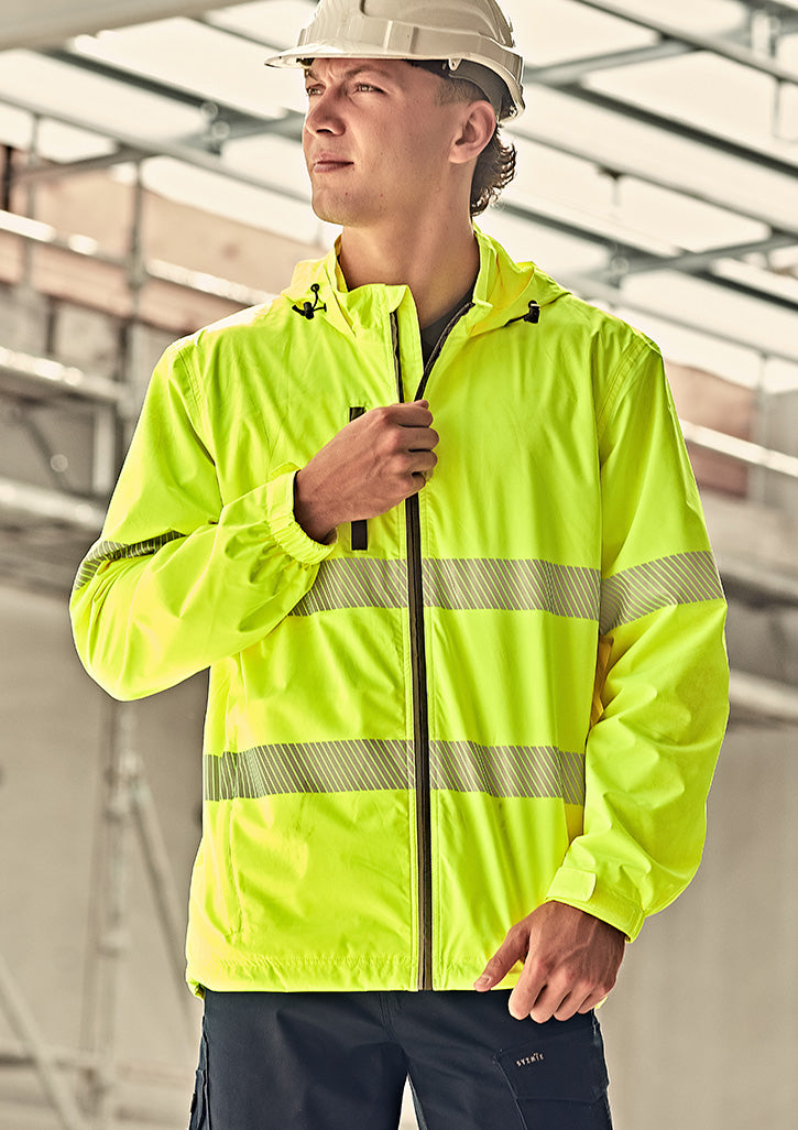 Syzmik Workwear ZJ560 Super Light Segmented Tape Packable Rain Jacket Unisex 3