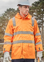 Syzmik Workwear ZT867 Hi Vis VIC Rail 4 In 1 Waterproof Jacket Unisex