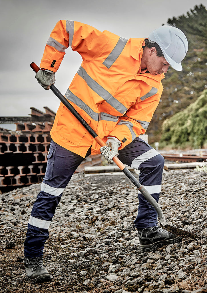 Syzmik Workwear ZT867 Hi Vis VIC Rail 4 In 1 Waterproof Jacket Unisex 6
