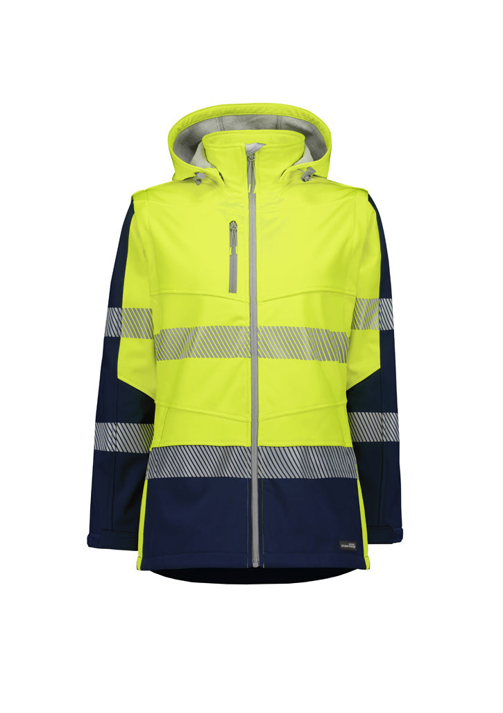 Syzmik Workwear ZJ753 Streetworx 2 In 1 Stretch Softshell Jacket Ladies 2