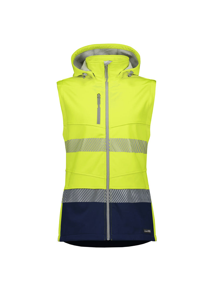 Syzmik Workwear ZJ753 Streetworx 2 In 1 Stretch Softshell Jacket Ladies vest