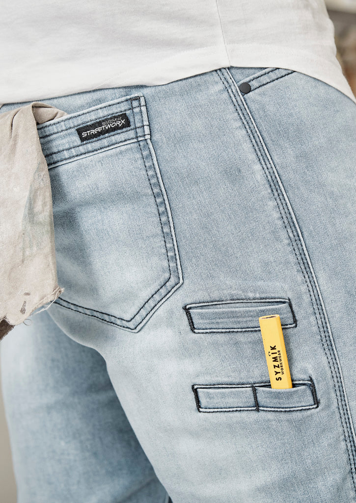 Syzmik Workwear ZP540 Streetworx Stretch Jean Mens zoom