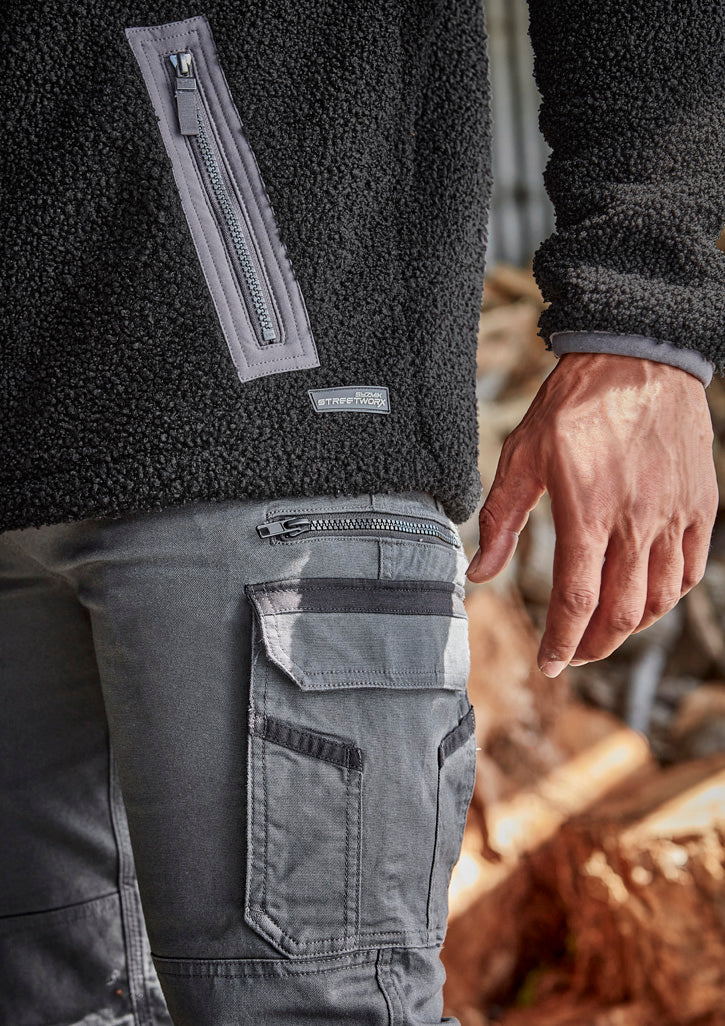 Streetworx Full Zip Sherpa Fleece Unisex