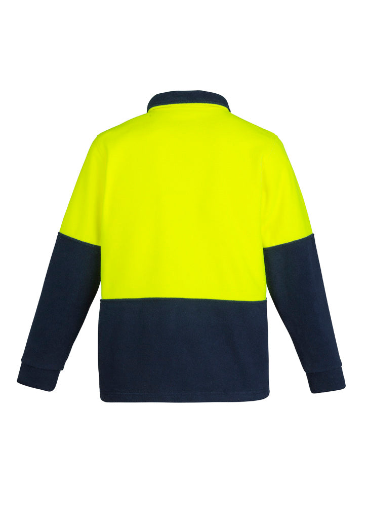 Syzmik Workwear ZT460 Hi Vis 1/2 Zip Polar Fleece Pullover Unisex