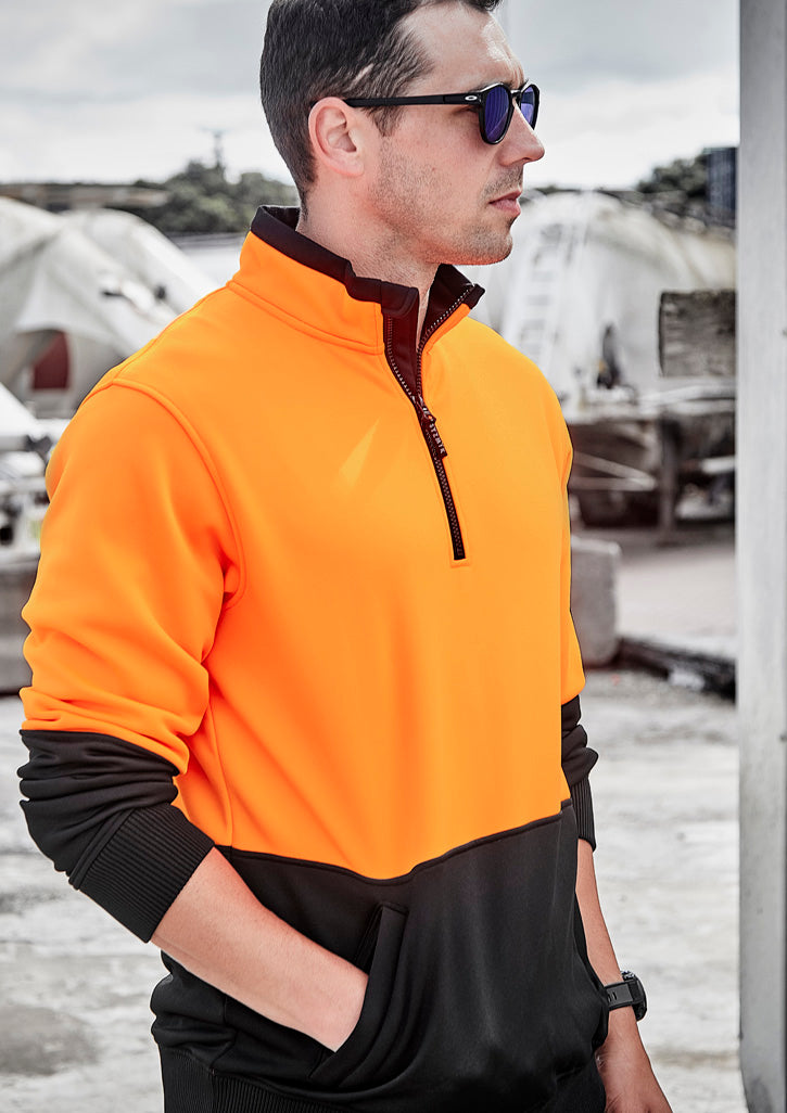 Syzmik Workwear ZT476 Hi Vis 1/2 Zip Pullover Unisex 2