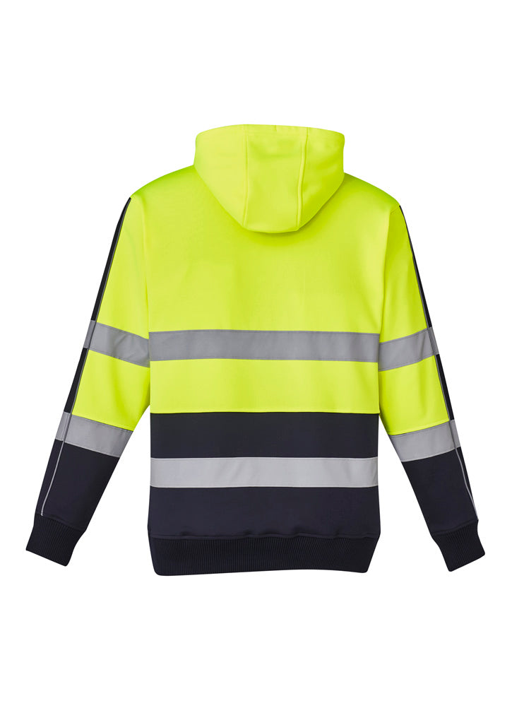 Syzmik Workwear ZT483 Hi Vis Stretch Taped Hoodie Unisex rear