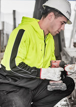 Syzmik Workwear ZT485 Hi Vis Full Zip Hoodie Unisex