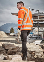 Syzmik Workwear ZT660 Hi Vis X Back Rail Jumper Unisex