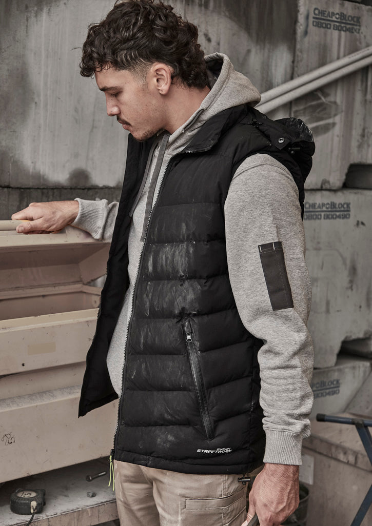 Syzmik Workwear ZV245 Streetworx Hooded Puffer Vest Unisex 4