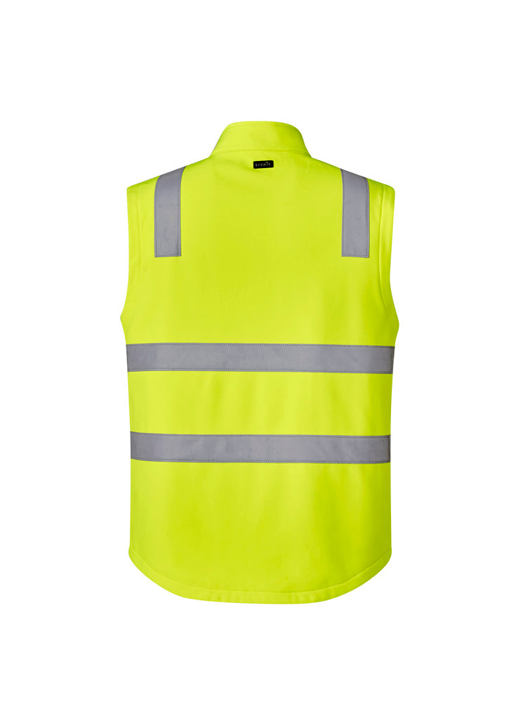 Syzmik Workwear ZV426 Hi Vis Softshell Vest Unisex rear