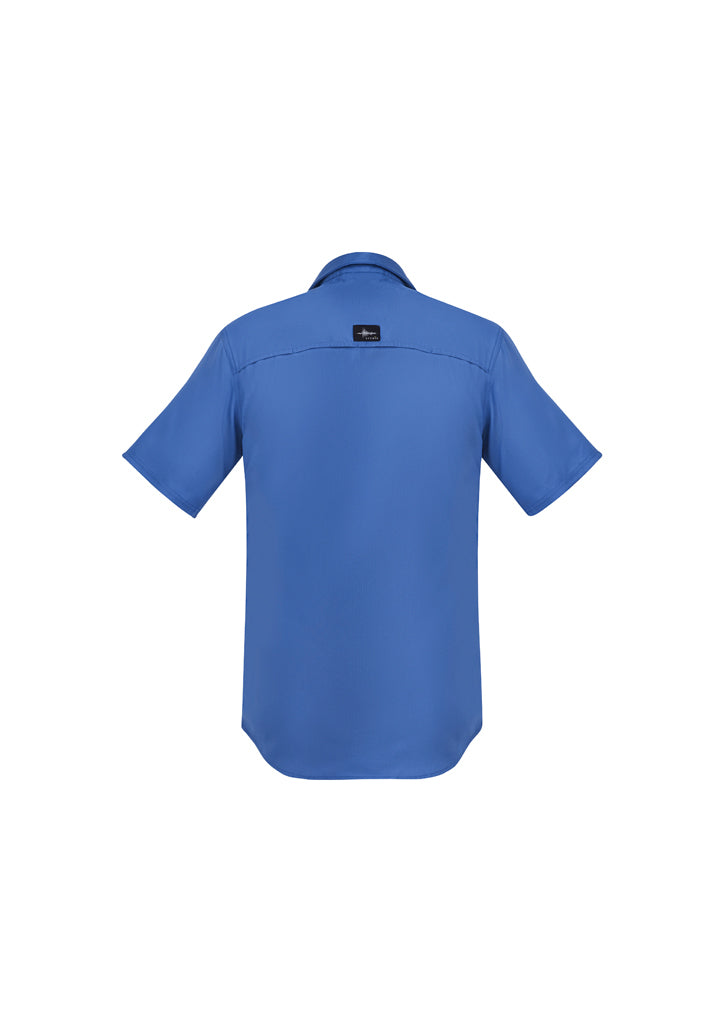 Syzmik Workwear ZW465 Outdoor Short Sleeve Shirt Mens rear