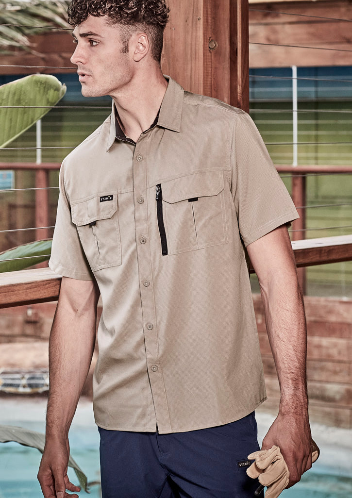 Outdoor Short Sleeve Shirt Mens