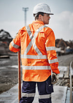 Hi Vis X Back Taped Long Sleeve Shirt Mens