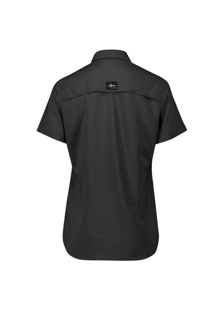 Syzmik Workwear ZW765 Outdoor Short Sleeve Shirt Ladies REAR