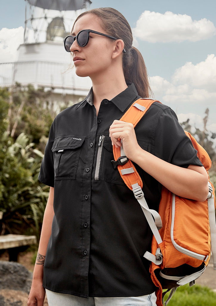 Syzmik Workwear ZW765 Outdoor Short Sleeve Shirt Ladies