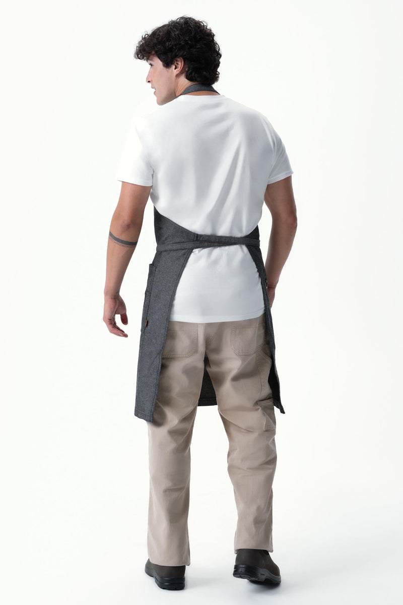 Chef Works ABN10 Utility Bib Apron – rear view