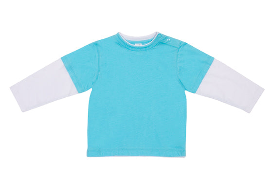 Aqua/White