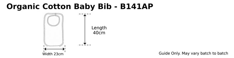 Size guide – Organic Cotton Bib Baby